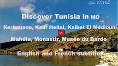 Kerkouane, Ksar Hellal, Ksibet El Médiouni, Mahdia, Monastir, Musée Bardo, Ghar El Melh, Oudhna, HD